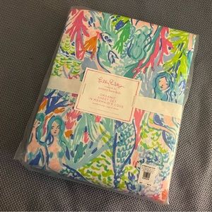 Lilly Pulitzer Mermaid Full Sheet Set